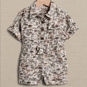 Banana Republic Baby Linen Romper